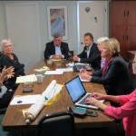 The Board meeting with Governor Laura